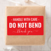 取扱注意 - 折り曲げ厳禁 発送ラベル ラベル (インサイチュ)