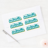 取水ジャーナルのステッカーシート 長方形シール (封筒)