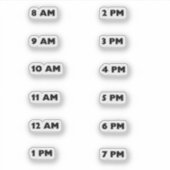 取水タイムトラッカーシール シール (正面)