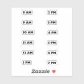 取水タイムトラッカーシール シール (シート)