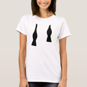 取消されるちょうネクタイ Tシャツ