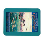 取消済浮動小数点飛行機販促ポスター マグネット (横)