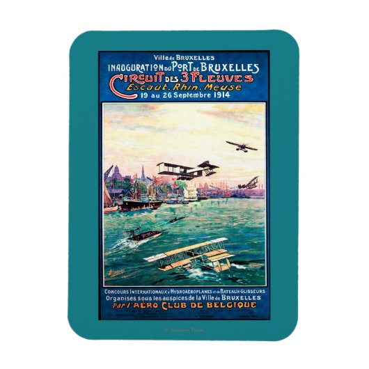 取消済浮動小数点飛行機販促ポスター マグネット (縦)