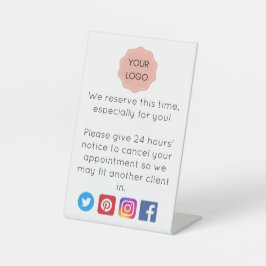 取消通知サロン又はスパ 台座サイン