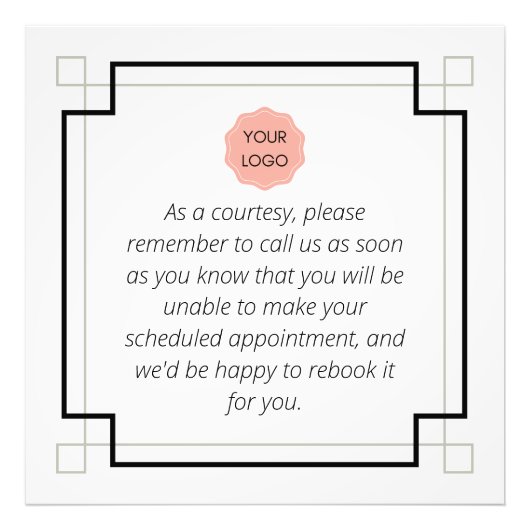 取消通知 フォトプリント (正面)