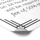 取消通知 ポスター (角)