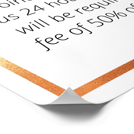 取消通知 ポスター (角)