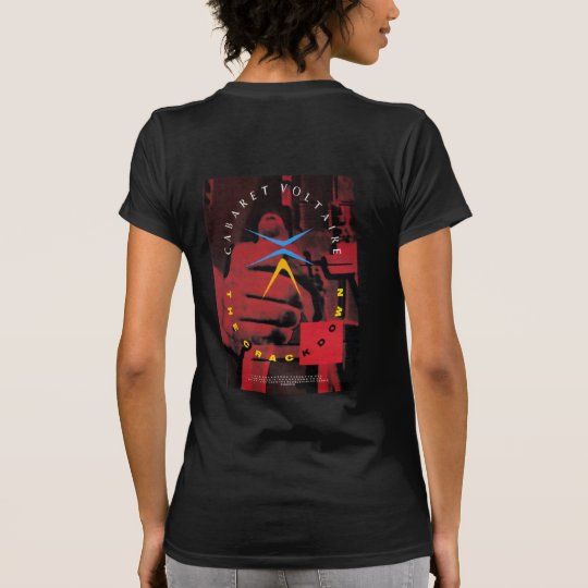 取締りの前部及び背部 Tシャツ