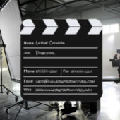 取締役のクラップボード名刺 スクエア名刺