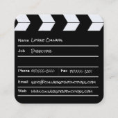 取締役のクラップボード名刺 スクエア名刺 (正面)