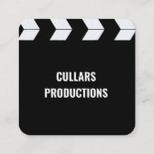 取締役のクラップボード名刺 スクエア名刺 (裏面)