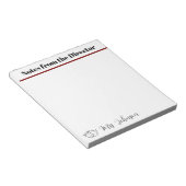 取締役のメモ ノートパッド (アングル)