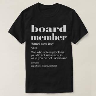 取締役の定義 退職ユーモアの言葉 Tシャツ