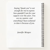 取締役上司への贈与 ノートブック (裏面)