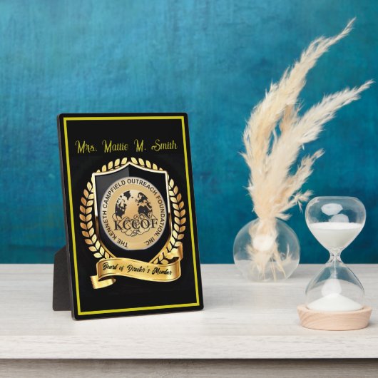 取締役 フォトプラーク (側面)