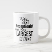 受おもしろい最高の付BIG MUG Office引用文 ジャンボコーヒーマグカップ (右)
