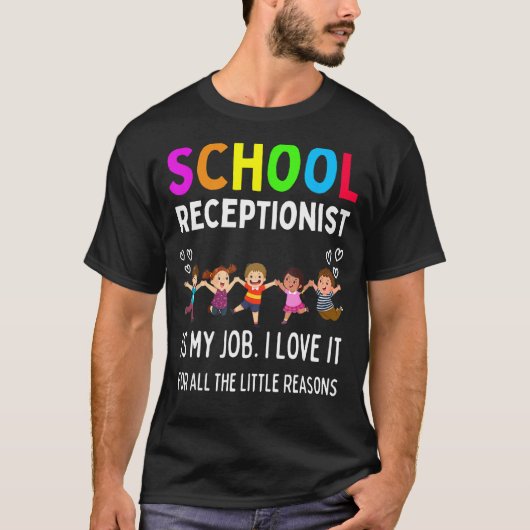 受おもしろい校係の事務局長に戻る Tシャツ (正面)