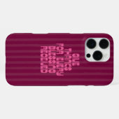 受けたすべての祝福に感謝せよ iPhoneケース (裏面横)