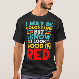 受け付けカラーブラインドカラーブラインドラブおもしろいバーベキュー Tシャツ