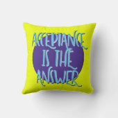 受け入れこそが答え回復スローガン クッション (裏面)