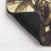 受け入れられて、1853年(紙のペン及び茶色インク) マウスパッド (コーナー)