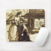 受け入れられて、1853年(紙のペン及び茶色インク) マウスパッド (マウス)