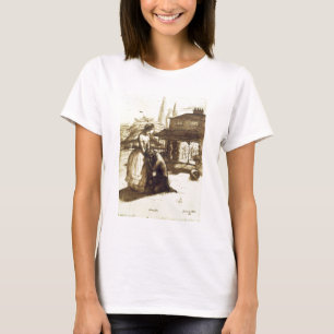 受け入れられて、1853年(紙のペン及び茶色インク) Tシャツ