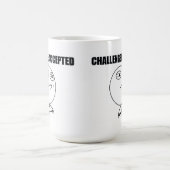 受け入れられる挑戦 コーヒーマグカップ (中央)
