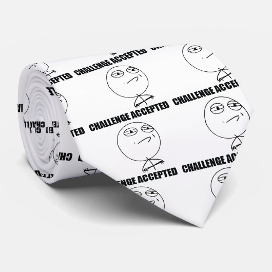 受け入れられる挑戦 ネクタイ (ロール)