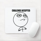 受け入れられる挑戦 マウスパッド (マウス)