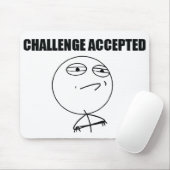 受け入れられる挑戦 マウスパッド (マウス)