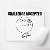 受け入れられる挑戦 マウスパッド (マウス)