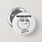 受け入れられる挑戦 缶バッジ (正面&裏面)