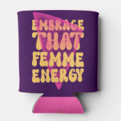 受け入れるその女性のエネルギーベバレッジクーラー 缶クーラー (裏面)