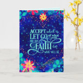 受け入れる 今あるものを 信じる これから訪れるものを カード (黄色い花)