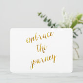 受け入れザジャーニー引用文金ゴールドホイルフェイク勇気 (スタンド正面)