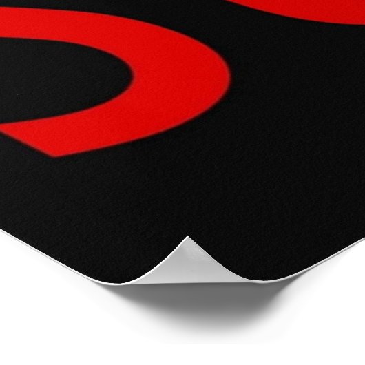 受け入れ吸る ポスター (角)