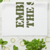 受け入れ吸ろ！ キッチンタオル (折り畳み)