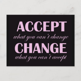受け入れ対変更 – はがきやる気を起こさせる ポストカード