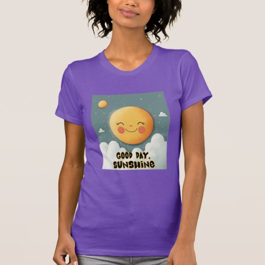受け入れ日グッドデイ、サンシャイン衣服陽性 Tシャツ (正面)