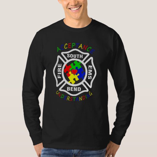 受け入れ火サウスエムベンド理解パズル Tシャツ (正面)