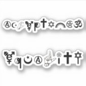 受け入れ等値記号2 シール (正面)