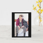 受け入れ、離れ、信仰を持つ カード (黄色い花)