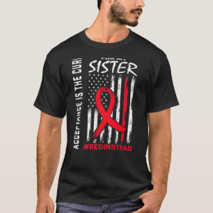 受け入れRedinstead衣服レッド代わりに自閉症Sist Tシャツ