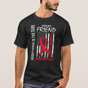 受け入れRedinstead I衣服レッド代わりに自閉症のために Tシャツ
