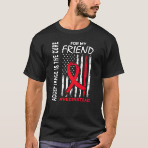 受け入れRedinstead I衣服レッド代わりに自閉症のために Tシャツ