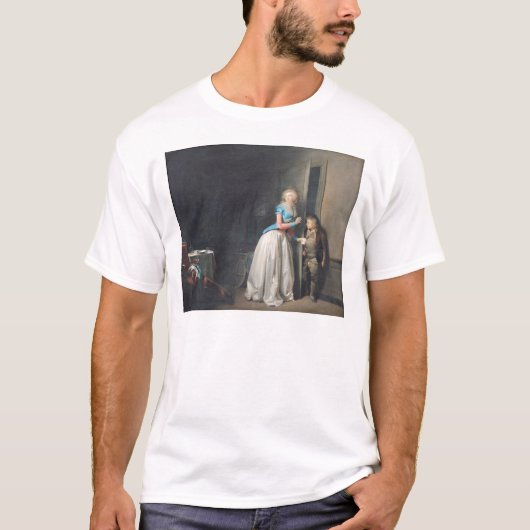 受け取られる訪問1789年 Tシャツ (正面)