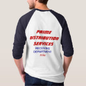 受け取るPrimeDistributionServices … Tシャツ (裏面)