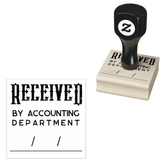 受け取カスタムった部のゴム印 ラバースタンプ (押印)