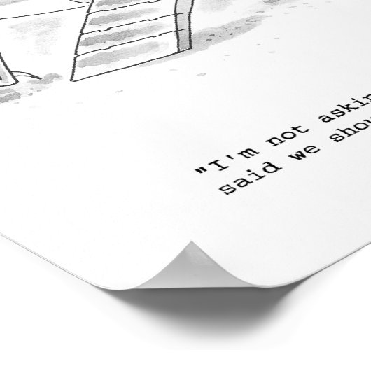 受け失った皿 ポスター (角)